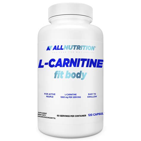 L-Carnitine Fit Body 120 capsules - ALLNUTRITION • 23 € • LOWEST PRICES ...