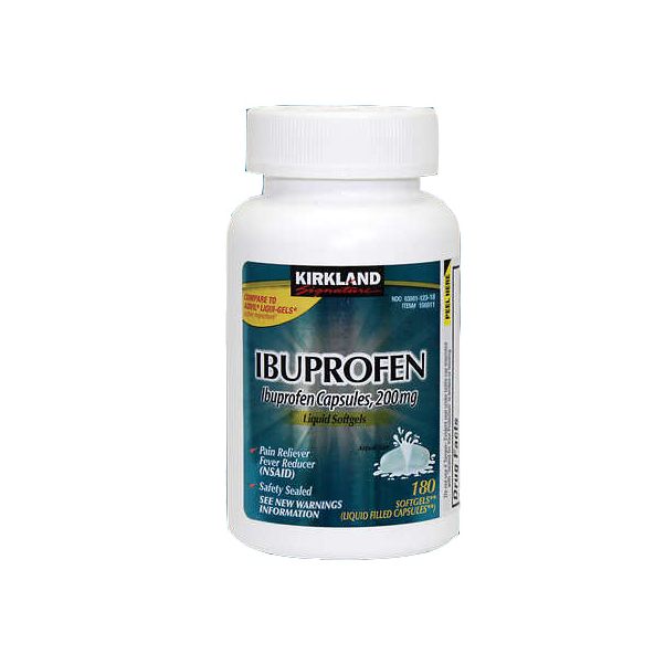 ایبوپروفن ۲۰۰ میلیگرم کرکلند (۱۸۰ عددی) | Kirkland Ibuprofen 200 mg