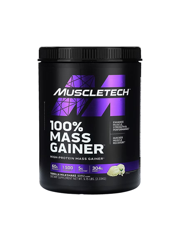 مس گینر صد درصد ماسل تک (۲٫۳۳kg) | MuscleTech 100% Mass Gainer