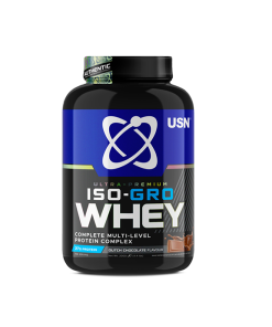 پروتئین ایزو گرو یو اس ان (۲۰۰۰g) | USN ISO-GRO Whey Isolate Protein Powder