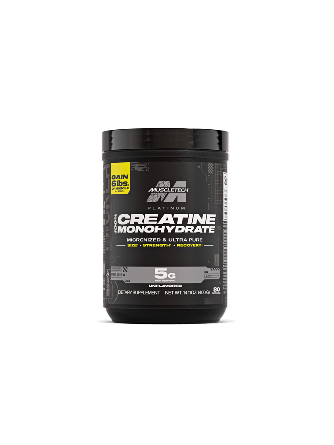 کراتین مونوهیدرات پلاتینیوم ماسل تک (۴۰۰g) | Muscletech monohydrate Creatine platinum