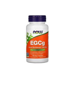 کپسول‌ گیاهی ۴۰۰ میلی‌گرم عصاره چای سبز ناو (۹۰عدد) | NOW EGCg Green Tea Extract 400 mg