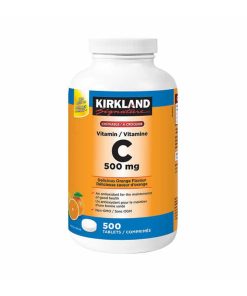 قرص‌ ویتامین C جویدنی ۵۰۰ میلی گرم کرکلند (۵۰۰ عددی) |  Kirkland Vitamin C Chewable Tablet 500mg