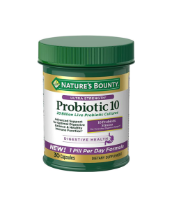 کپسول پروبیوتیک ۱۰ نیچرز بونتی (۳۰عددی) | natures bounty probiotic