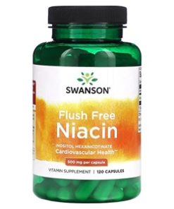 مکمل نیاسین ۱۲۰ عددی سوانسون SWANSON FLUSH FREE NIACIN