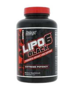 چربی سوز لیپوسیکس 6 بلک ناترکس 120 عدد Nutrex Lipo-6 Black